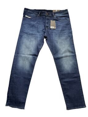 DIESEL Buster Tapered MENs JEANS RE067 Sz 36”X 32” MSRP $195 Measures Included